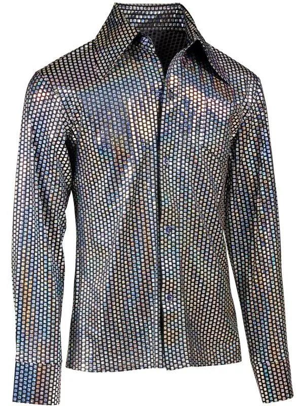 70s disco blokjes shirt