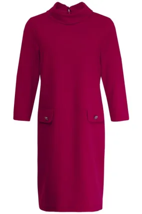Batida jurk met colkraag