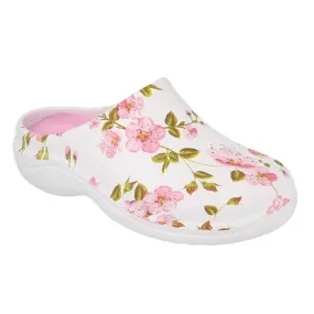 Befado damesschoenen - bloem 1 wit / roze 154D101