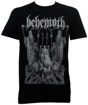 Behemoth Heren Corpse Candle T-Shirt Zwart-w32