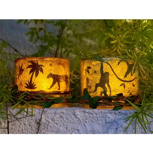 BOX CANDIY KNUTSELSET WINDLICHTJES MAKEN  JUNGLE