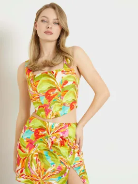 Bustier top satijn