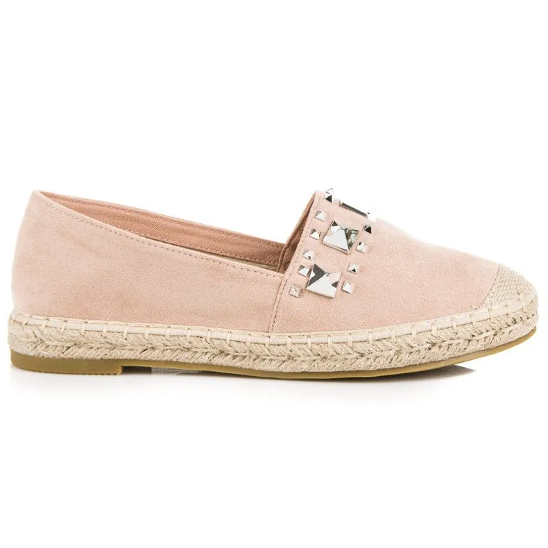 Coura Espadrilles in poedervorm roze