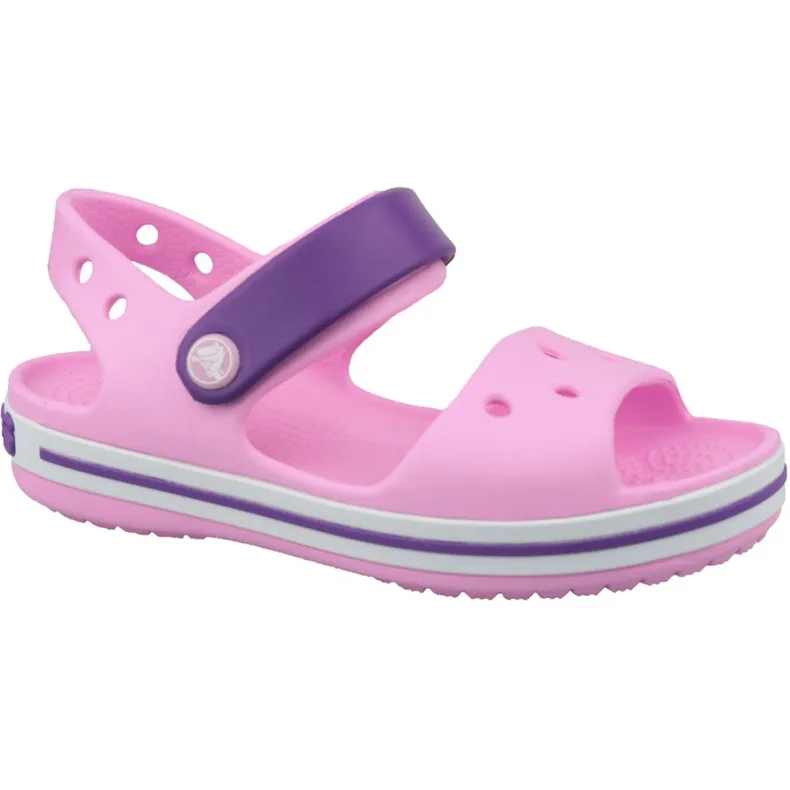 CROCS CROCBAND SANDAAL KINDEREN 128566AI ZWART ROZE