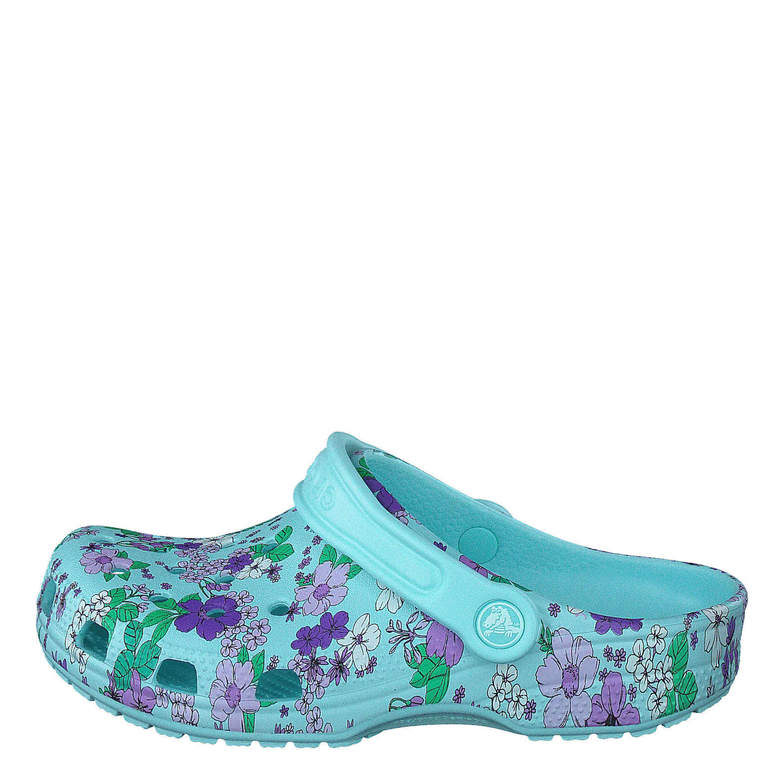 Crocs schoenen Classic Floral Clog Ps Ice Blue