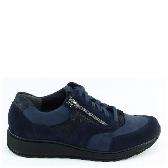 Durea 6279 688 Veterschoenen Blauw