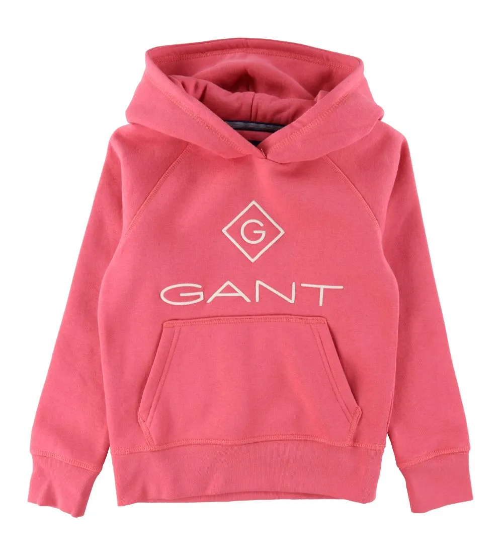 GANT HOODIE  LOCKOMHOOG  RAPTURE ROSE