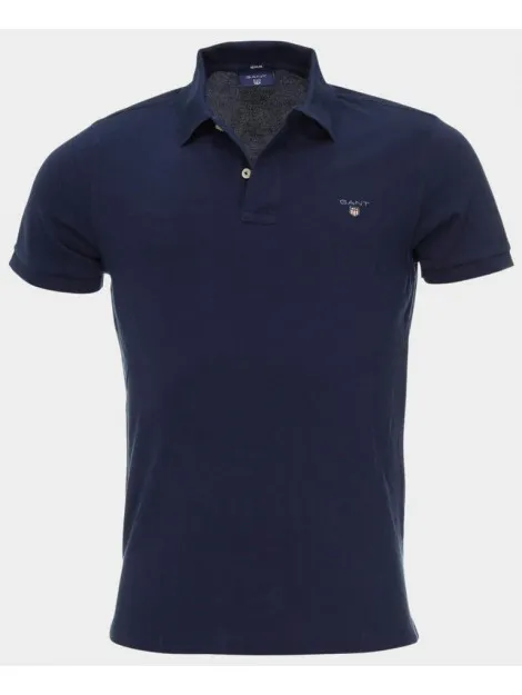 Gant Polo korte mouw polo rugger donker rf 2201/433