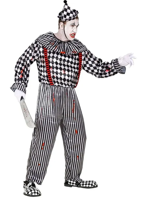 Horror clown outfit mannen