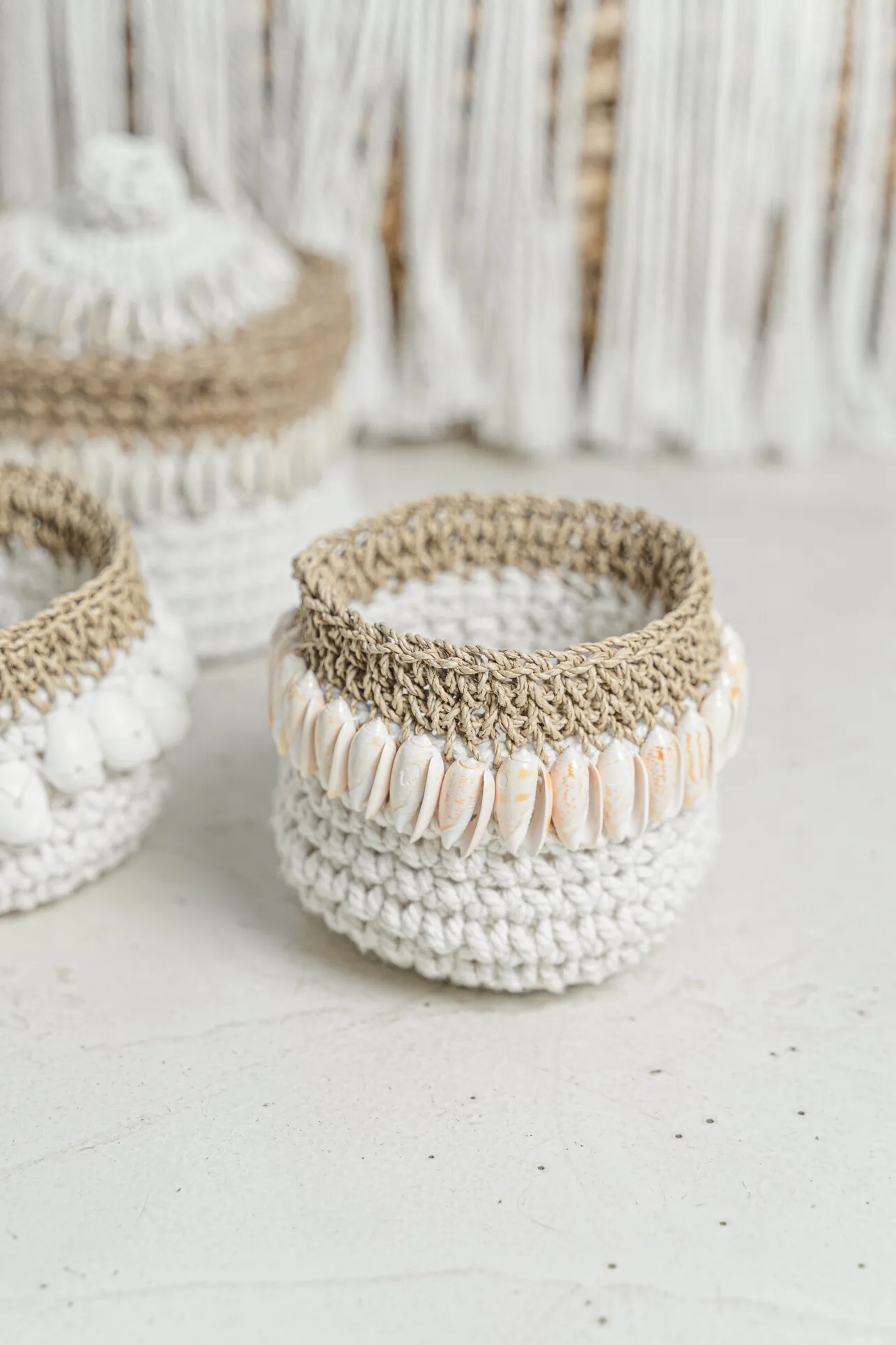 ibzhome Mandje Crochet Shell