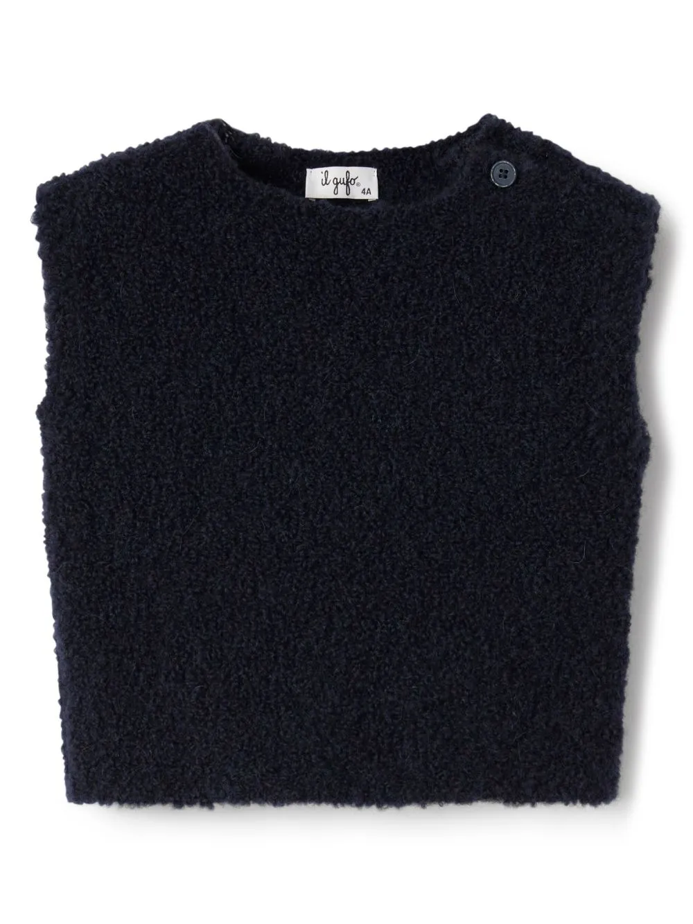 Il Gufo Mouwloze top Blauw