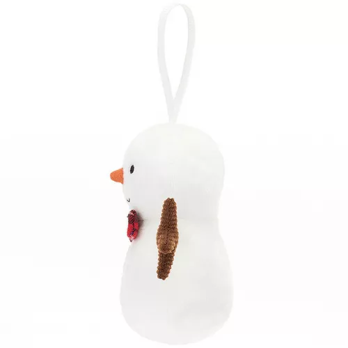 JELLYCAT FESTIVE FOLLY KERSTHANGER SNEEUWPOP  9 CM