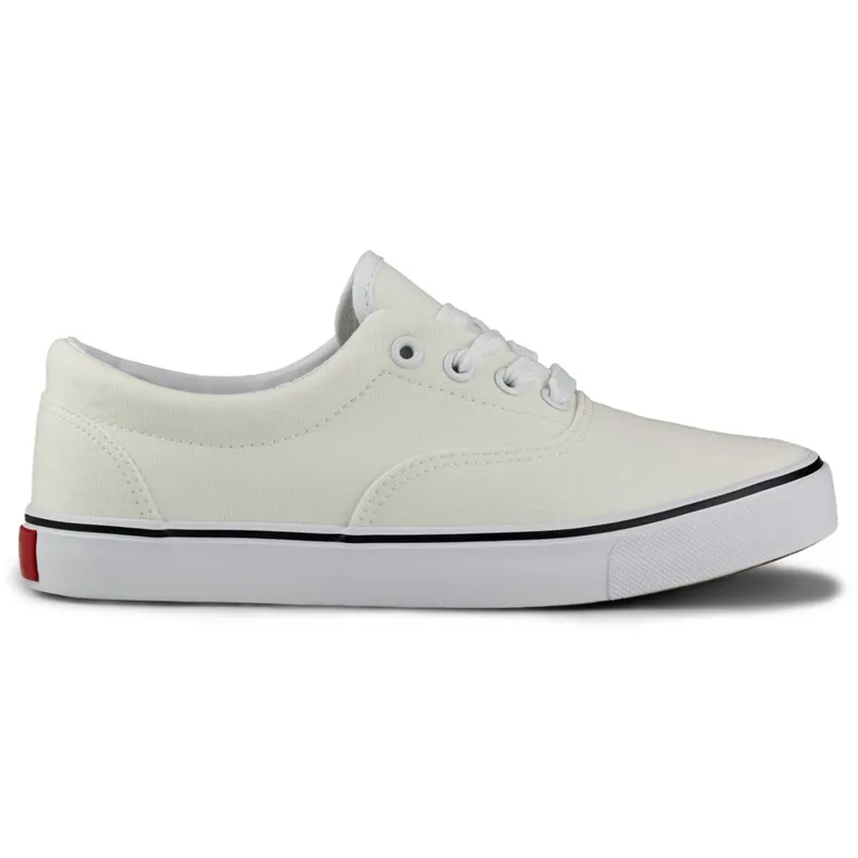 Klassieke witte damessneakers