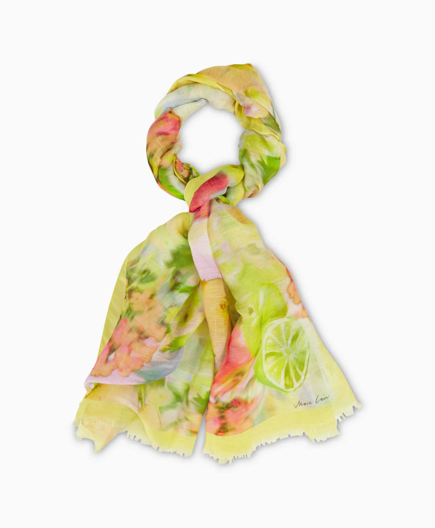 Marccain Collectie Shawl Wc B4.07 Z23 midden geel