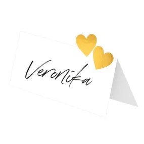 Naamkaartjes Bruiloft Papier (8st)