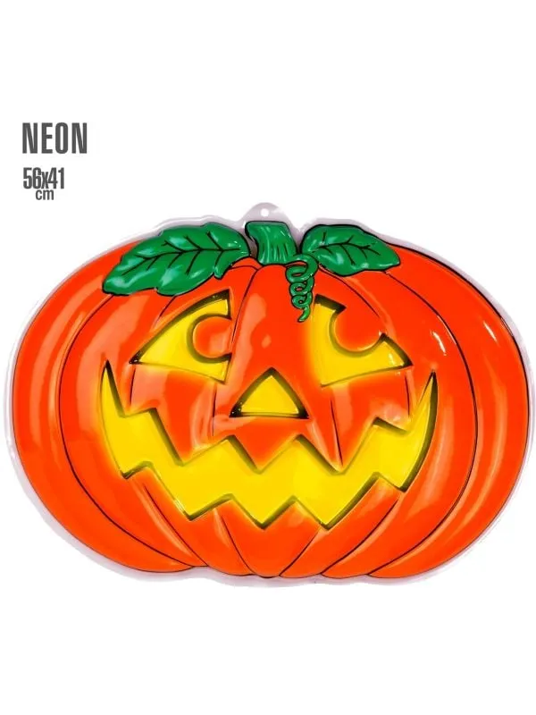 Neon pompoen versiering