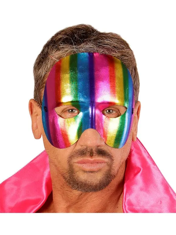 Regenboog masker uniseks