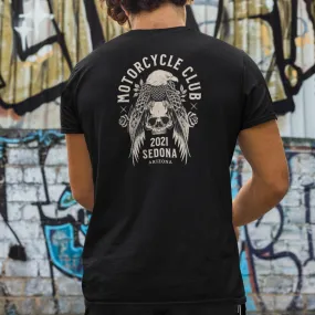 Rock Festival T-shirt Motorcycle Club Sedona Back