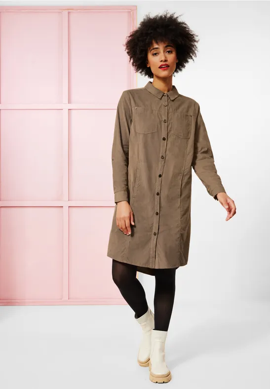 Street One Babycord jurk
