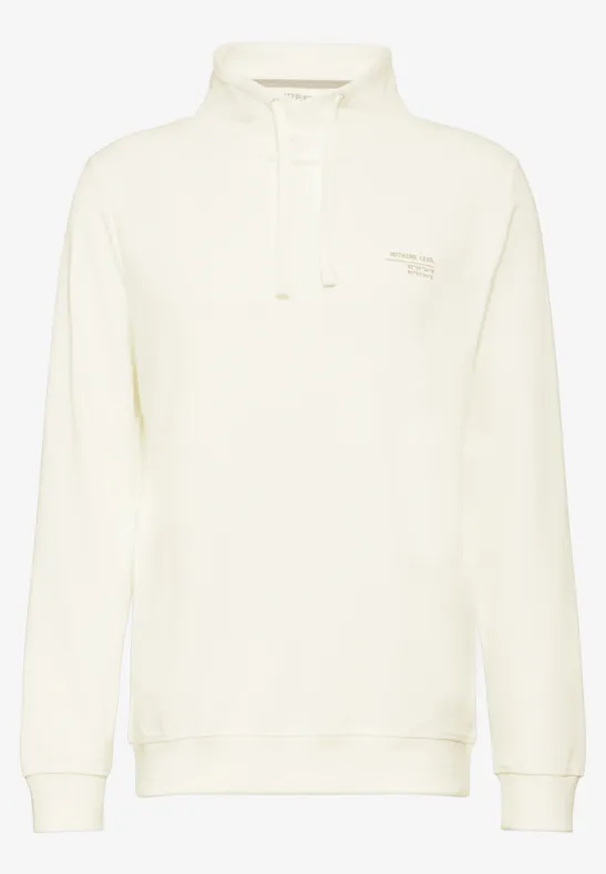 Street One MEN Lichte sjaalkraag van sweat