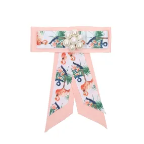 Strikdas Flamingo Pearls | Roze