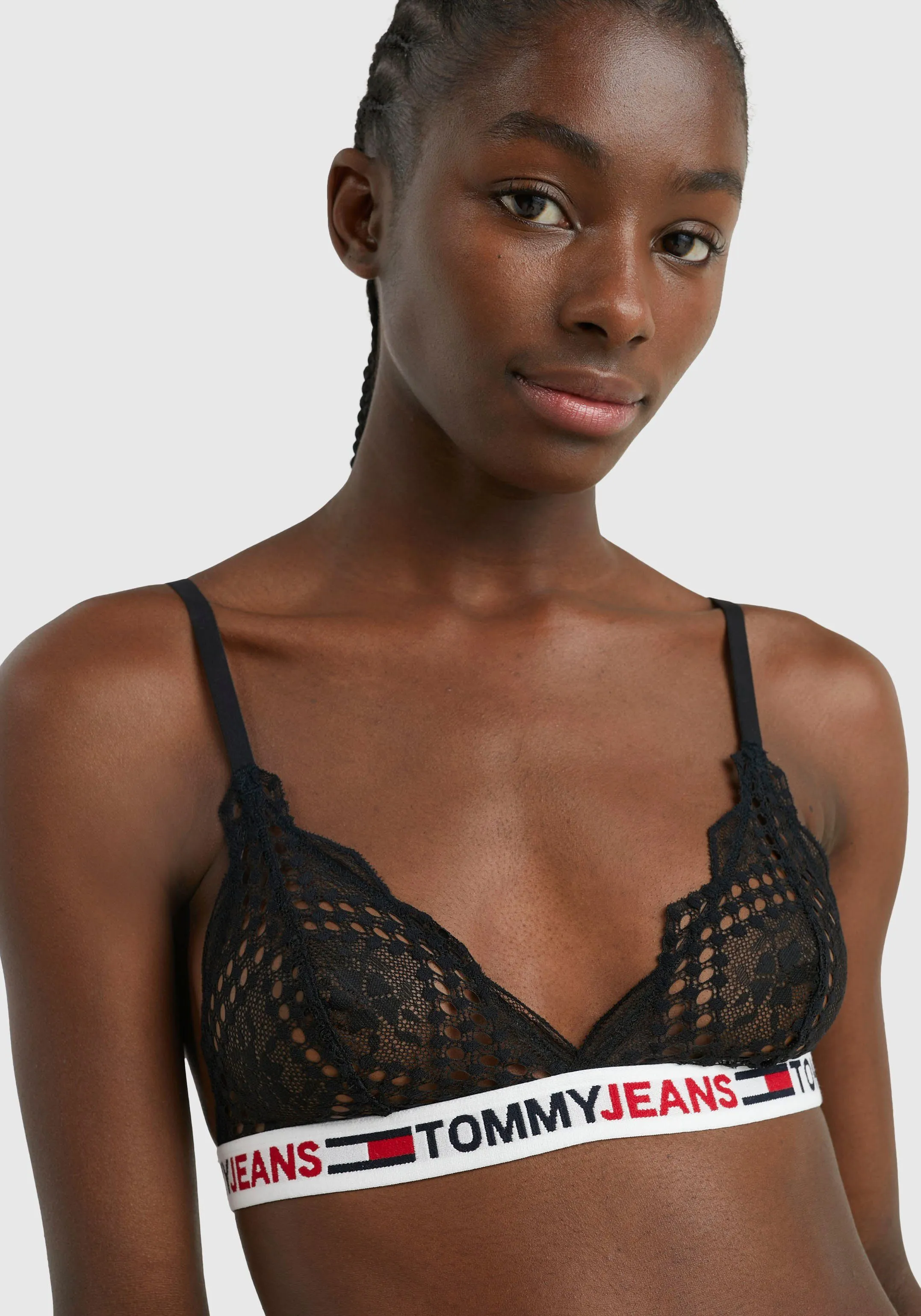 TOMMY HILFIGER UNDERWEAR TRIANGELBH MET TOMMY HILFIGER OPSCHRIFT OP DE ONDERBUSTEBAND