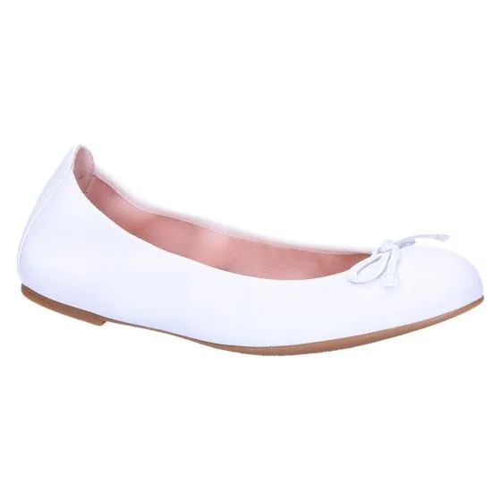 Unisa Acor Ballerina wit leer