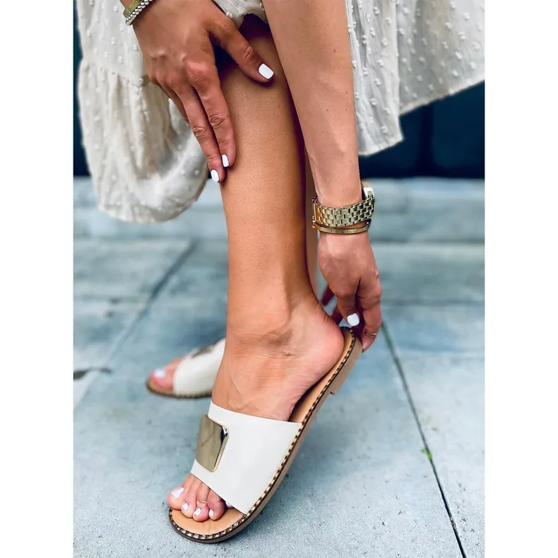 Utah Beige damespantoffels