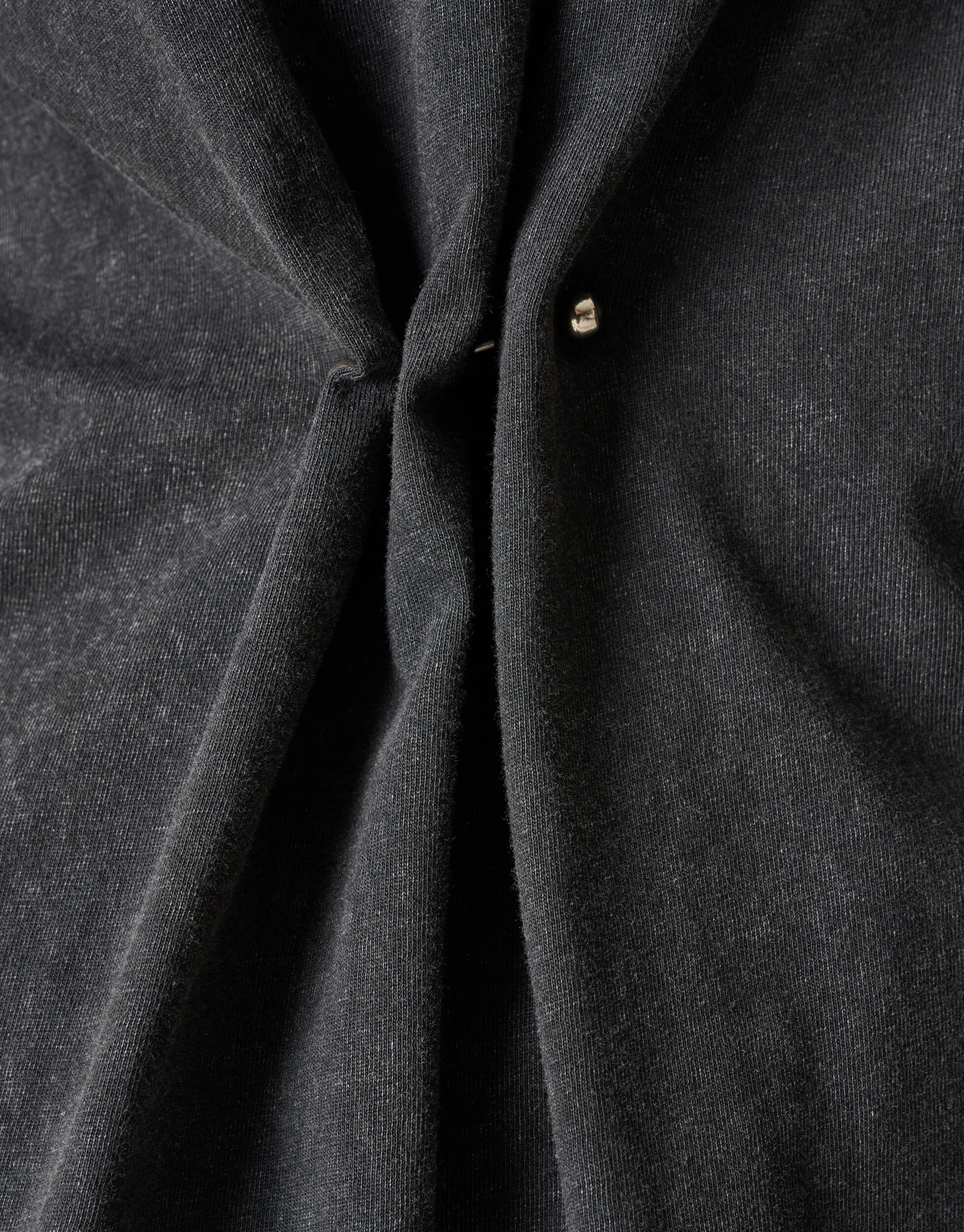 WASHED TSHIRT DONKERGRIJS