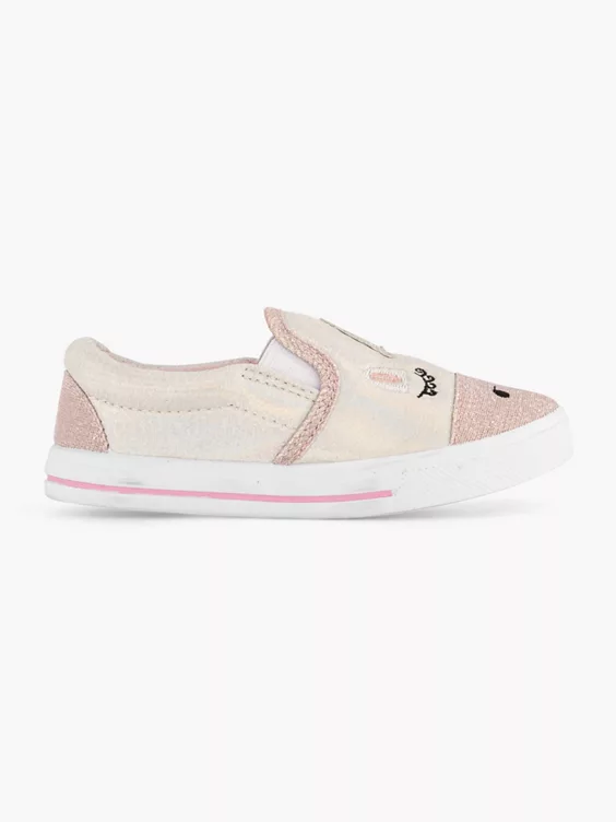 Witte pantoffel 
