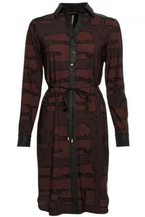 Zip73 jurk met strik-ceintuur