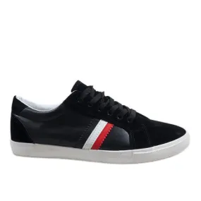 Zwarte herensneakers JX-13